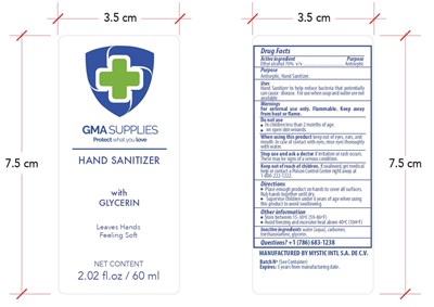 60 mL Label (Gma Supplies 60 mL)